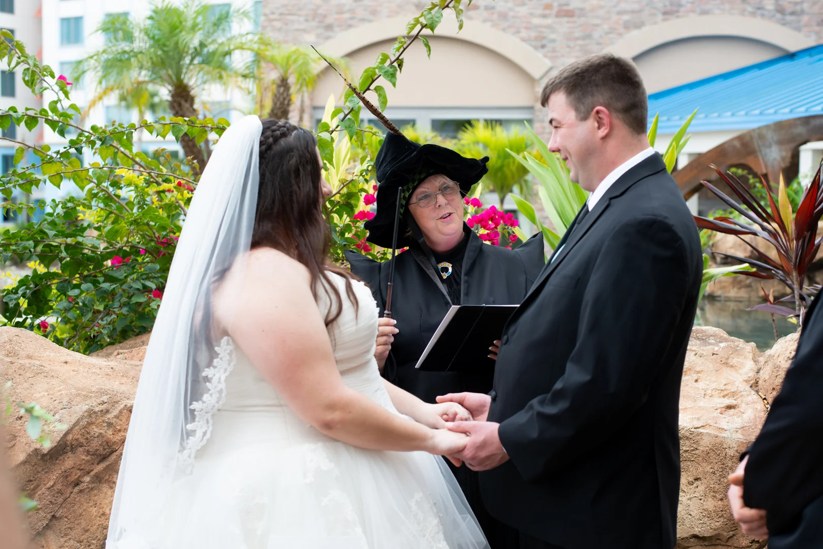 Wedding ceremony in Lake Mary, Florida officiated by Katherine Imundi